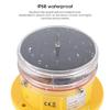 Solar Power Sidelight IP68 watertight LED Ship Marine Dock Barge Safety Beacon Flashing Light 360 Lighting Sidelight Beacon Light Boat Flashing light, Solar Beacon Light, Boat Navigation Lights view 2