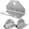 8 PCS Boat Trailer Top Angle Swivel Top Angle Bracket,Galvanized Boat Pontoon Trailer Bolster Bunk Board Adjustable Swivel Brackets view 1