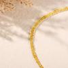 Aularso Boho Beaded Choker Necklace Colorful Short Necklaces Chain Seed Bead Necklace Summer Necklaces Jewelry for Women (Gold) view 2
