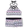 Sugar & Jade,Girls,Teen 2-piece Bikini Swimsuit (Available in Plus),White,10 Plus view 1