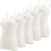 BQTQ 5 Pcs White Camisoles for Women Spaghetti Strap Basic Camisole Tank Tops, L view 1