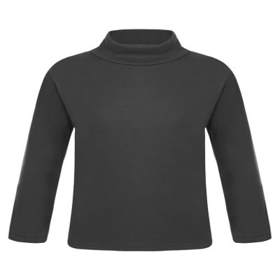 Loodgao Kids Boys Girls Thermal Underwear Turtleneck T-Shirts Long Sleeve Base Layer Tops Black 9-10