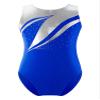 Jhaoyu Girls Shinny Sequin Sleeveless Gymnastics Leotards Floral Color Block Bodysuit Ballet Dance Skating Dancewear Royal Blue A 14 Years view 1