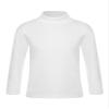 Loodgao Kids Boys Girls Thermal Underwear Turtleneck T-Shirts Long Sleeve Base Layer Tops White 3-4 view 1
