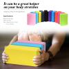10 Pcs Foam EVA Yoga Blocks Lightweight Non Slip Supportive Yoga Bricks for Pilates Stretching and Meditation, Women Men Yogi Beginners(120g,Mixed Colors) view 2
