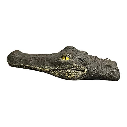 Alligator Head Decoy Pond Float Giant Look Decoy Water Floating Decoration for Head for Art Drives Ducks (Style 1)