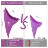 SMEKLYN Female Urination Device Women Pee Funnel Reusable Silicone Urine Cup Female Urinal Post Surgery Pee Standing Up Perfect for Camping Hiking Travel Road Trip Accessories-Plus Size view 3