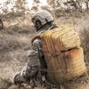 BaHoki Essentials Large Size Tactical Backpack - Military Rucksack with Molle Bags - Ventilated Mesh Adjustable Bag (Tan) view 2