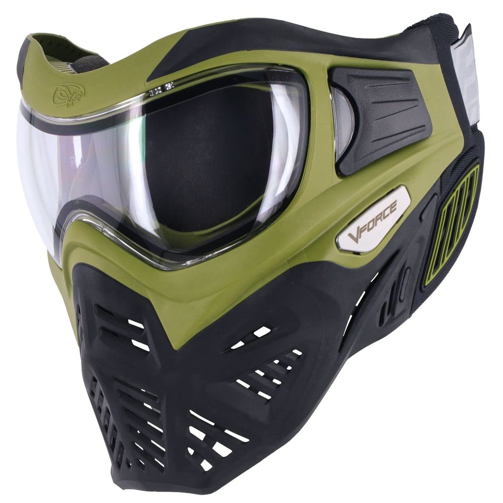VForce Grill 2.0 Paintball Mask Goggle with Dual Thermal Lens- Crocodile