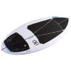 RONIX Flyweight Skimmer Wakesurf Board for Men & Women | Lightweight Thin Profile Skim Style Shape with EVA Traction Pad, Sharp Rail & Tail Rocker | Great for Advanced Riders, Glacier White/Navy, 4'2 view 4