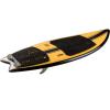 Ronix Koal Classic Fish Wakesurf Board for All Levels | Versatile Forgiving Surf-Style Board with Tool-Free Fin-S System & Swallowtail | Best for Recreational Wakesurfing, Glossy Black/Bamboo, 5' view 2