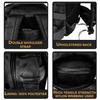 BaHoki Essentials Large Size Tactical Backpack - Military Rucksack with Molle Bags - Ventilated Mesh Adjustable Bag (Black) view 2