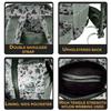 BaHoki Essentials Large Size Tactical Backpack - Military Rucksack with Molle Bags - Ventilated Mesh Adjustable Bag (Woodland Digital) view 3