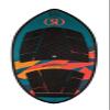 Ronix Standard Core - WakeSurf Skimmer - Teal/Red/Orange - 4'10 view 2