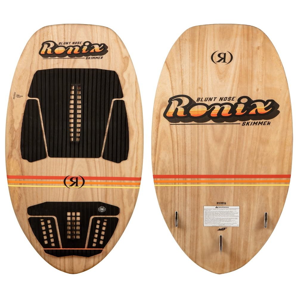 Ronix Element Core - WakeSurf Blunt Nose Skimmer - Paulownia / Sunset - 4'2
