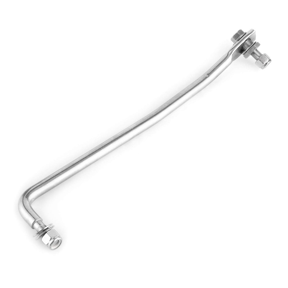 Outboard Steering Link, Stainless Steel Outboard Steering Arm for Outboard Engines 30-60, Universal Steering Tiller Arm Connecting Rod Auxiliary Motor Steering Kit for Marine