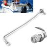 Outboard Steering Link, Stainless Steel Outboard Steering Arm for Outboard Engines 30-60, Universal Steering Tiller Arm Connecting Rod Auxiliary Motor Steering Kit for Marine view 3