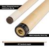 Action Junior Billiards Pool Cue Stick - Dragons - 48in view 4