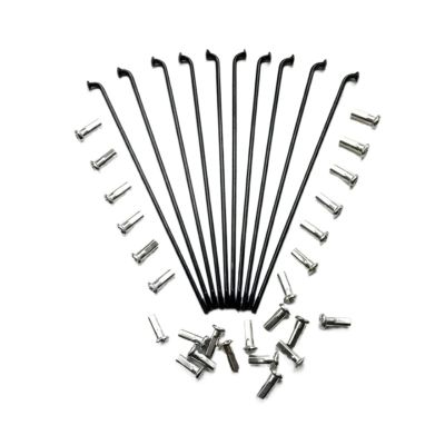 100/batch Bicycle Spokes 14G 2.0mm * 80-275mm Mountain Bicycle Spokes Road Bicycle Folding Bicycle (Color : 145mm)