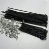 100/batch Bicycle Spokes 14G 2.0mm * 80-275mm Mountain Bicycle Spokes Road Bicycle Folding Bicycle (Color : 145mm) view 2