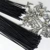 100/batch Bicycle Spokes 14G 2.0mm * 80-275mm Mountain Bicycle Spokes Road Bicycle Folding Bicycle (Color : 145mm) view 3
