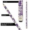Action VAL37 Value Series Pool Cue - 58" Cue - Hard Maple Shaft with 13mm Boar Skin Tip - Gloss White with Purple Splatter, 18oz view 3