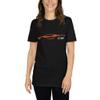 2022 2023 'Vette C8 Outline Silhouette Sebring Amplify Orange Vette T-Shirt view 3