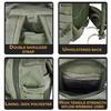 BaHoki Essentials Large Size Tactical Backpack - Military Rucksack with Molle Bags - Ventilated Mesh Adjustable Bag (Green) view 2