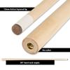 Action VAL36 Value Series Pool Cue - 58" Cue - Hard Maple Shaft with 13mm Boar Skin Tip - Gloss White with Hot Pink Splatter, 21oz view 4