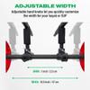 COR Surf Adjustable Paddleboard and Kayak Cart | Multifunctional 3-in-1 Kayak or SUP Transport Dolly Easily Adjusts for Any Sized SUP or Kayak with Scupper Plug Holes | Free Tie Down Straps Included view 3
