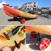 COR Surf Adjustable Paddleboard and Kayak Cart | Multifunctional 3-in-1 Kayak or SUP Transport Dolly Easily Adjusts for Any Sized SUP or Kayak with Scupper Plug Holes | Free Tie Down Straps Included view 4