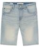 Calvin Klein Boys' Relaxed Fit Denim Shorts, 5-Pocket Style, Zipper Fly & Button Closure, Dallas Light, 5 view 1