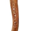 Ragnild FWM Viking Style Handmade Damascus Axe with Wood and Inlaid Brass Handle view 2