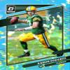 2021 Panini Donruss Optic Football Jumbo Cello Pack (Green Velocity Parallels!) - 12 Trading Cards per Pack view 3