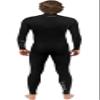 GUL Mens Response FX 3/2mm GBS Chest Zip Wetsuit - Black Contour Camo - Thermal Warm Heat Layer Layers Easy Stretch view 2