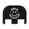 Aluminum Rear Slide Cover Plate for Gen 1-5 Glock 17 19 19X 22 23 26 27 34 44 45 9mm/.357/.40 S&W/.45 Accessories, Smile Wait for Flash view 1