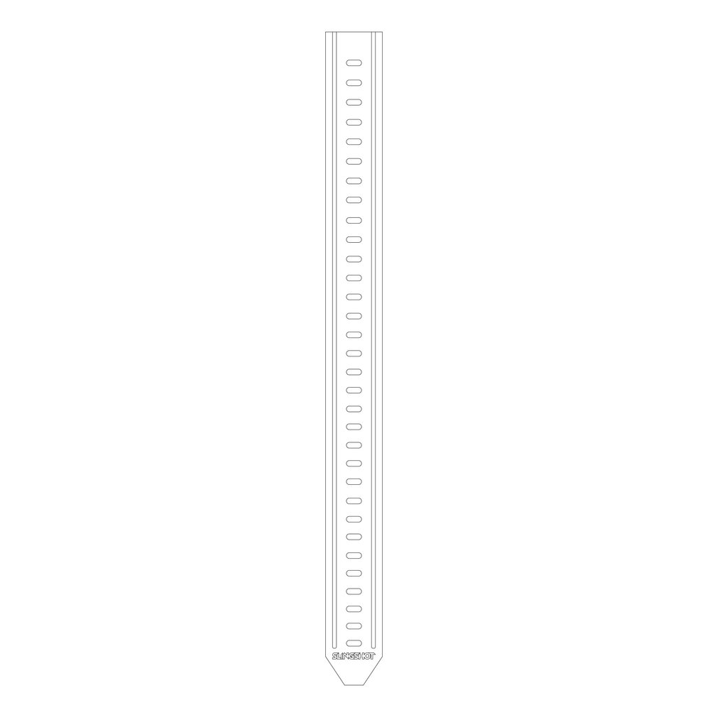 Slingshot 2023 Gummy Strap for Wakeboard Bindings - Multiple Colors White