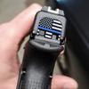 Aluminum Rear Slide Cover Plate for Gen 1-5 Glock 17 19 19X 22 23 26 27 34 44 45 9mm/.357/.40 S&W/.45 Accessories, Thin Blue LINE US Flag view 2