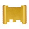 NDZ Performance Aluminum Slide Racker Back Plate for Glock 43 43X 48  Improved Slide Grip, Laser Engraved, Gold  4 Leaf Clover view 2