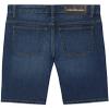 Calvin Klein Boys' Relaxed Fit Denim Shorts, 5-Pocket Style, Zipper Fly & Button Closure, Austin Dark, 4 view 2