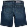 Calvin Klein Boys' Relaxed Fit Denim Shorts, 5-Pocket Style, Zipper Fly & Button Closure, Austin Dark, 4 view 4