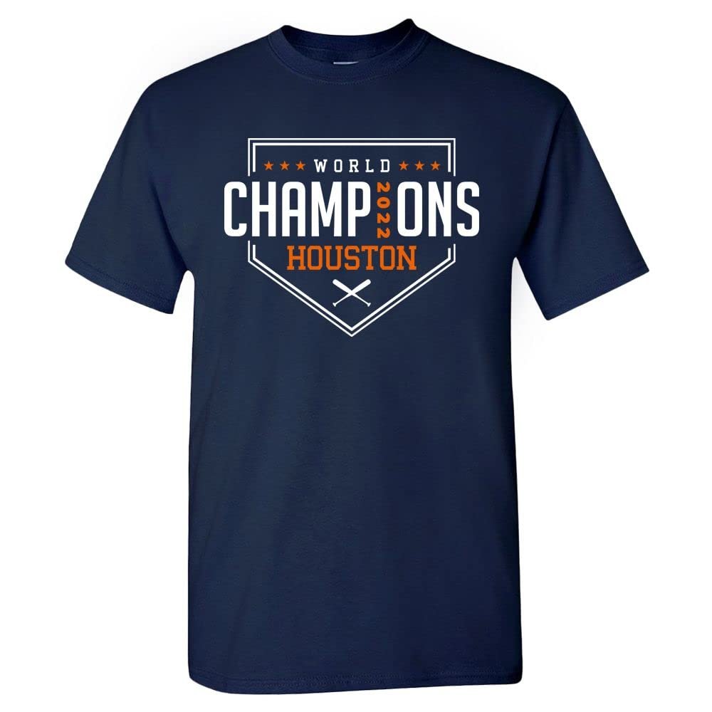 2022 Baseball World Champions Men's Fan Shirt (Navy Shirt, 3XL)