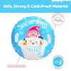 CocoNut Outdoor- 32 Inflatable Bear & Penguin Snow Ring- Snow Day Heavy Duty Snow Sled with Sturdy Handles for Kids, Teens and Adults-Cold Resistant Toboggan -Lightweight Tube for Boys and Girls view 3