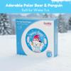 CocoNut Outdoor- 32 Inflatable Bear & Penguin Snow Ring- Snow Day Heavy Duty Snow Sled with Sturdy Handles for Kids, Teens and Adults-Cold Resistant Toboggan -Lightweight Tube for Boys and Girls view 4