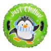 CocoNut Outdoor- 32 Inflatable Penguin Snow Ring- Just Chillin Heavy Duty Snow Sled with Sturdy Handles for Kids, Teens and Adults-Cold Resistant Toboggan -Lightweight Tube for Boys and Girls view 1