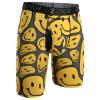 2UNDR Mens Swing Shift 9" Boxer Long Leg Underwear (Smiley, Small) view 1