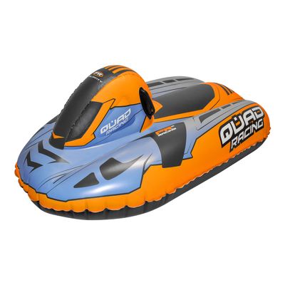 CocoNut Outdoor- 50 Inflatable Snowmobile Sled- Quad Racing Heavy Duty Snow Sled with Sturdy Handles for Kids, Teens and Adults-Cold Resistant Toboggan -Lightweight Tube for Boys and Girls
