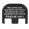Aluminum Rear Slide Cover Plate for Gen 1-5 Glock 17 19 19X 22 23 26 27 34 44 45 9mm/.357/.40 S&W/.45 Accessories, Psalm 144:1 view 4