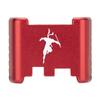 NDZ Performance Aluminum Slide Racker Back Plate for Glock 43 43X 48  Improved Slide Grip, Laser Engraved, Red  Ninja 2 view 1