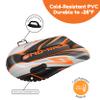 CocoNut Outdoor- 48 Inflatable Toboggan Sled- Orange Cyclone Heavy Duty Snow Sled with Sturdy Handles for Kids, Teens and Adults-Cold Resistant Toboggan -Lightweight Tube for Boys and Girls view 3